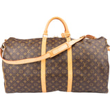 Louis Vuitton Canvas Monogram Keepall 60 Bandouliere
