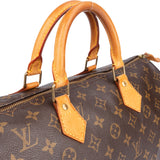 Louis Vuitton Canvas Monogram Speedy 35 Handbag