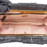 Prada Black Leather Gala Purse