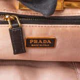 Prada Black Leather Gala Purse