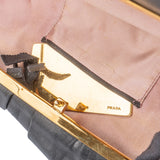 Prada Black Leather Gala Purse