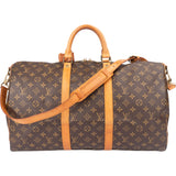 Louis Vuitton Canvas Monogram Keepall 50 Bandouliere