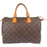 Louis Vuitton Canvas Monogram Speedy 30 Handbag
