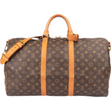 Louis Vuitton Canvas Monogram Keepall 50 Bandouliere