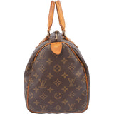 Louis Vuitton Canvas Monogram Speedy 30 Handbag