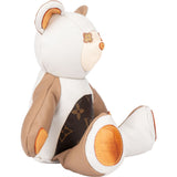 Louis Vuitton Leather Canvas Monogram Teddy Bear