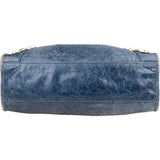 Balenciaga Blue Leather City Handbag