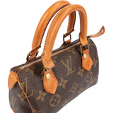 Louis Vuitton Monogram Canvas Mini Speedy Crossbody Handbag