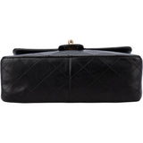 Chanel Quilted Lambskin 24K Gold Single Flap Crossbody Bag