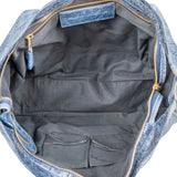 Balenciaga Blue Leather City Handbag