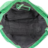 Balenciaga Green Leather City Handbag