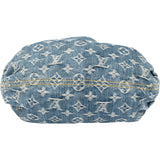 Louis Vuitton Denim Monogram Pleaty Handbag