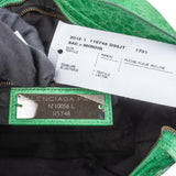 Balenciaga Green Leather City Handbag