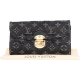 Louis Vuitton Denim Amelia Long Wallet