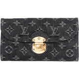 Louis Vuitton Denim Amelia Long Wallet