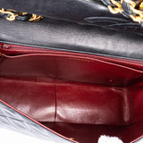 Chanel Quilted Lambskin 24K Gold Jumbo Single Flap Crossbody Bag