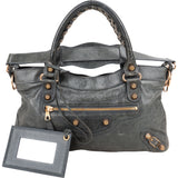 Balenciaga Classic Leather City Handbag