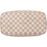 Louis Vuitton Damier Azur Monogram Neverfull MM Handbag