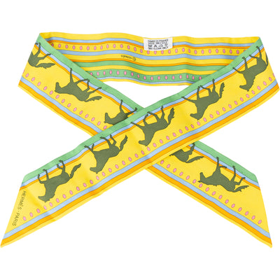 Hermès Silk Sequences Twilly Scarf Tuch - vintageandkickz