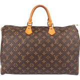 Louis Vutton Canvas Monogram Speedy 40 Handbag