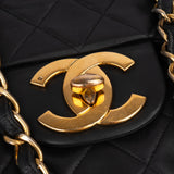 Chanel Quilted Lambskin 24K Gold Maxi Single Flap Crossbody Bag