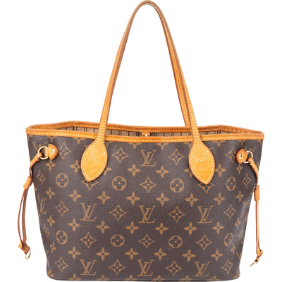 Louis Vuitton Canvas Monogram Neverfull PM Handbag