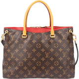 Louis Vuitton Canvas Monogram Pallas MM Handbag