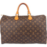 Louis Vutton Canvas Monogram Speedy 40 Handbag
