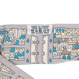 Hermès Silk Droite Rive Gauche Twilly Scarf Tuch