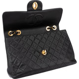 Chanel Quilted Lambskin 24K Gold Maxi Single Flap Crossbody Bag