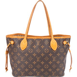 Louis Vuitton Canvas Monogram Neverfull PM Handbag