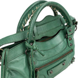 Balenciaga Green Leather Limited 10th Anniversary City Handbag