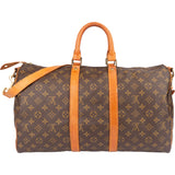 Louis Vuitton Canvas Monogram Keepall 45 Bandouliere