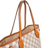 Louis Vuitton Damier Azur Monogram Neverfull PM Handbag