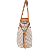 Louis Vuitton Damier Azur Monogram Neverfull PM Handbag