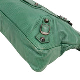 Balenciaga Green Leather Limited 10th Anniversary City Handbag