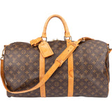 Louis Vuitton Canvas Monogram Keepall 50 Bandouliere