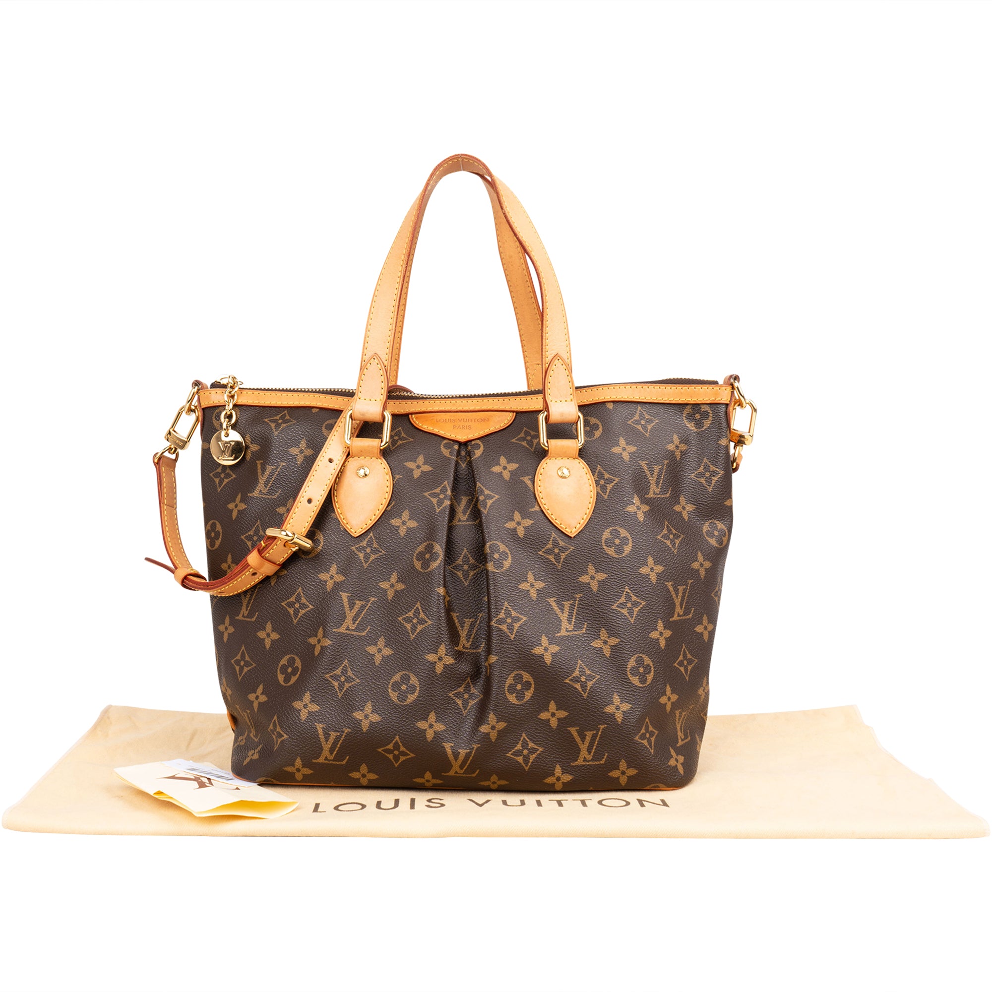 Louis Vuitton Canvas Monogram Palermo PM Handbag - vintageandkickz