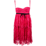 Dolce & Gabbana Pink Spitze Dessous Dress (IT38)