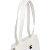 Chanel White Caviar Leather CC Shoulder Bag