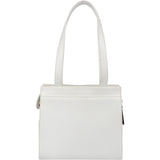 Chanel White Caviar Leather CC Shoulder Bag