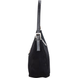 Fendi Classic Cotton Baguette Buckle Shoulder Bag