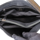 Fendi Classic Cotton Baguette Buckle Shoulder Bag