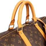 Louis Vuitton Canvas Monogram Keepall 55 Bandouliere