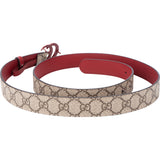 Gucci Red GG Monogram Belt