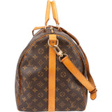Louis Vuitton Canvas Monogram Keepall 55 Bandouliere
