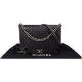 Chanel Quilted Lambskin Antique Boy Single Flap Crossbody Bag