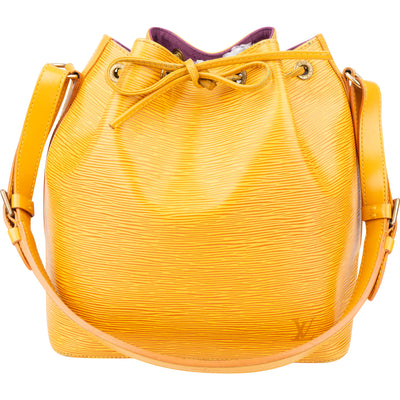Louis Vuitton Jaune Epi Leather Sac Noe Petit Shoulder Bag