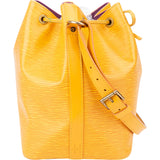 Louis Vuitton Jaune Epi Leather Sac Noe Petit Shoulder Bag