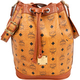 MCM Visetos Monogram Bucket Crossbody Bag